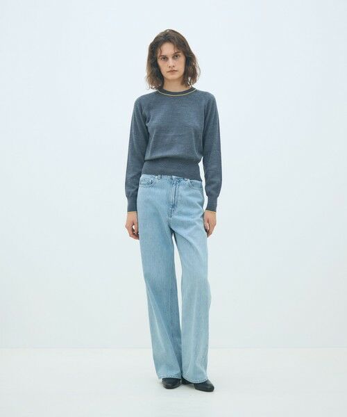 TOMORROWLAND / トゥモローランド ニット・セーター | プレーンウール クルーネックプルオーバー | 詳細1