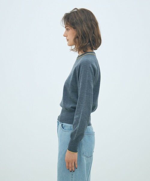 TOMORROWLAND / トゥモローランド ニット・セーター | プレーンウール クルーネックプルオーバー | 詳細3