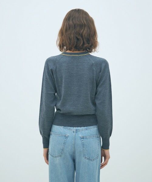 TOMORROWLAND / トゥモローランド ニット・セーター | プレーンウール クルーネックプルオーバー | 詳細4