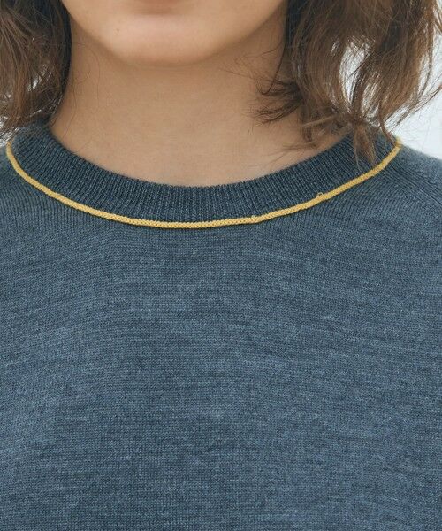 TOMORROWLAND / トゥモローランド ニット・セーター | プレーンウール クルーネックプルオーバー | 詳細5