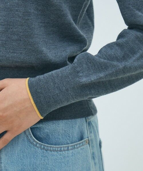 TOMORROWLAND / トゥモローランド ニット・セーター | プレーンウール クルーネックプルオーバー | 詳細6