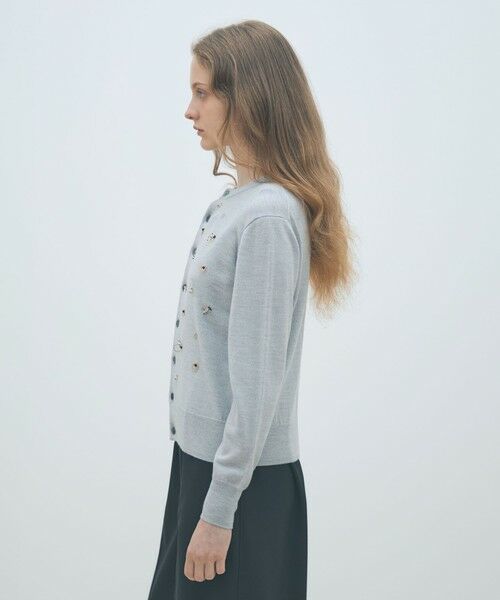 TOMORROWLAND / トゥモローランド カーディガン・ボレロ | ウールビジュー クルーネックカーディガン | 詳細3