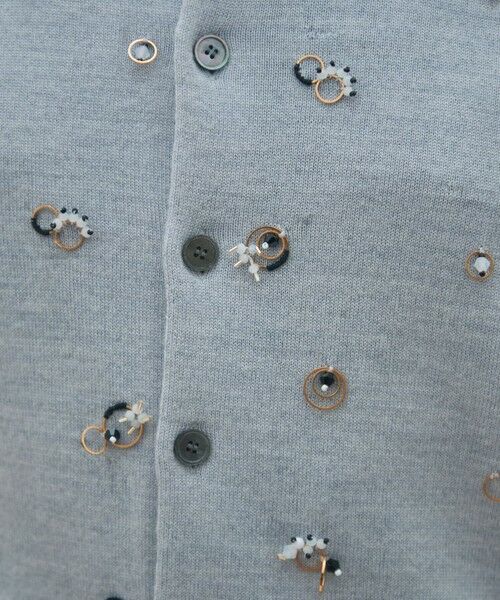 TOMORROWLAND / トゥモローランド カーディガン・ボレロ | ウールビジュー クルーネックカーディガン | 詳細8