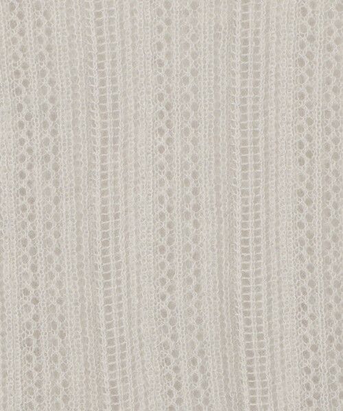 TOMORROWLAND / トゥモローランド ニット・セーター | レーシーアルパカブレンド ハーフスリーブプルオーバー | 詳細8