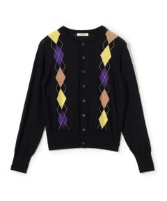 MACPHEE マカフィーシアーヤーンボーダーVネックカーディガン マカフィー MACPHEE シアーヤーンボーダー Vネックカーディガン
