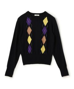 トゥモローランド MACPHEE ニット タグ付き 未使用新品 MACPHEE リネン ネイビー シアーセーター タグ付き未使用品