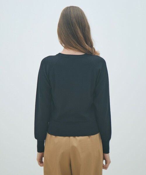 TOMORROWLAND / トゥモローランド ニット・セーター | プレーンウールアーガイル クルーネックプルオーバー | 詳細4