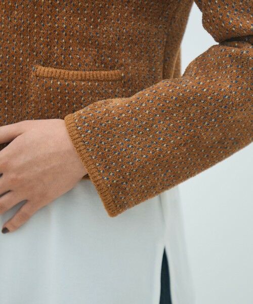 TOMORROWLAND / トゥモローランド カーディガン・ボレロ | シェニールジャカード ジップアップカーディガン | 詳細6