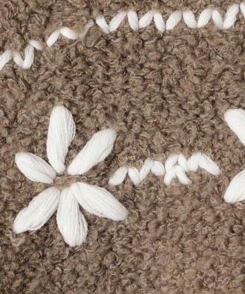 TOMORROWLAND / トゥモローランド カーディガン・ボレロ | ムートンエンブロイダリー クルーネックカーディガン | 詳細8