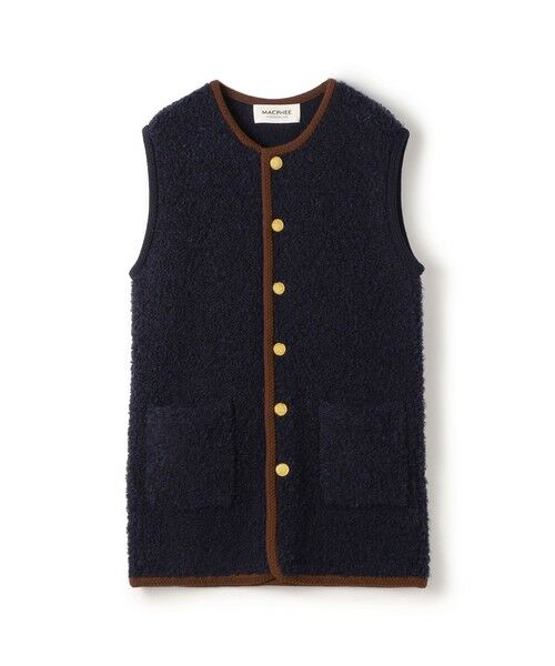 TOMORROWLAND / トゥモローランド ベスト | ムートン ロングジレ | 詳細12