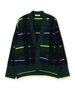 TOMORROWLAND / トゥモローランド カーディガン・ボレロ | NZ LAMBS プリント Vネックカーディガン