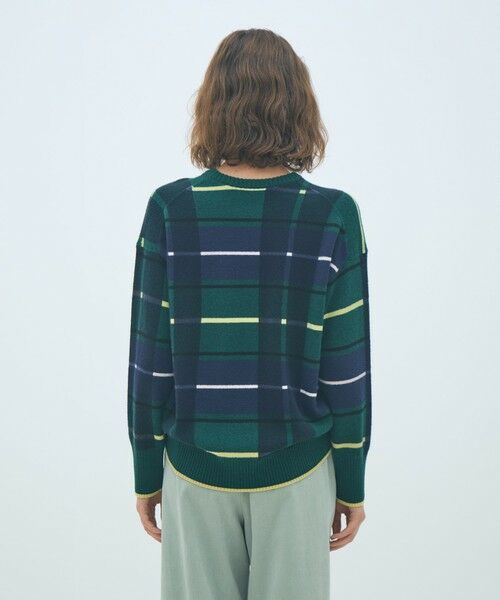 TOMORROWLAND / トゥモローランド ニット・セーター | NZ LAMBS プリント クルーネックプルオーバー | 詳細4