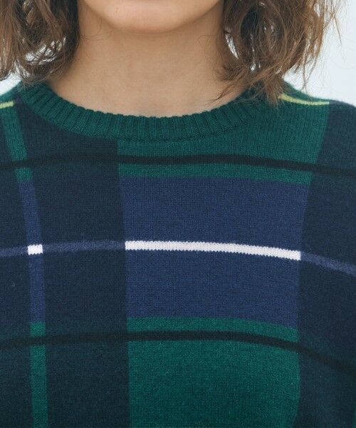 TOMORROWLAND / トゥモローランド ニット・セーター | NZ LAMBS プリント クルーネックプルオーバー | 詳細5