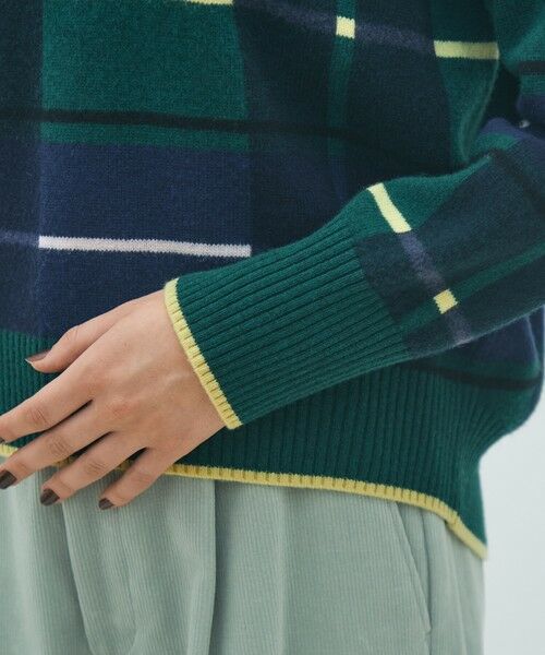 TOMORROWLAND / トゥモローランド ニット・セーター | NZ LAMBS プリント クルーネックプルオーバー | 詳細6