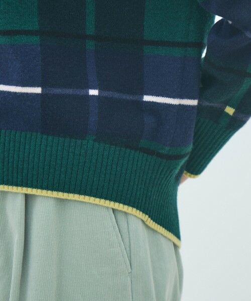 TOMORROWLAND / トゥモローランド ニット・セーター | NZ LAMBS プリント クルーネックプルオーバー | 詳細7