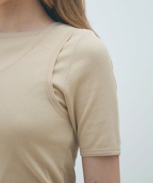 TOMORROWLAND / トゥモローランド タンクトップ | コンビジャージー タンクトップ | 詳細6