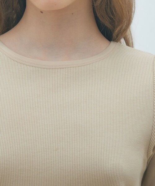 TOMORROWLAND / トゥモローランド Tシャツ | コンビジャージー ハーフスリーブプルオーバー | 詳細5