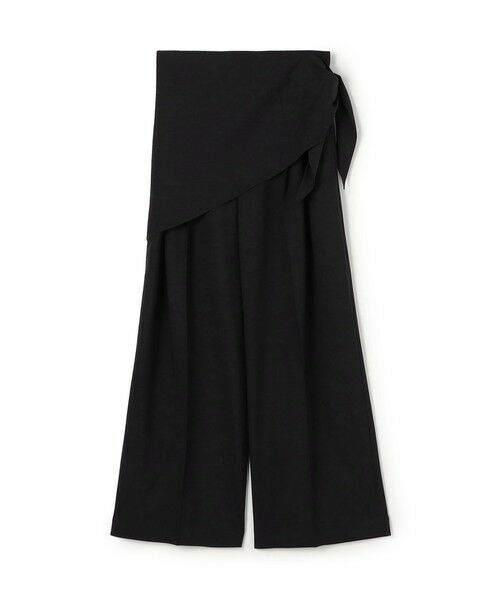 TOMORROWLAND / トゥモローランド スラックス・ドレスパンツ | ポリエステルウールストレッチ タックワイドパンツ(69 ネイビー)