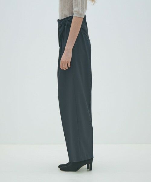 TOMORROWLAND / トゥモローランド スラックス・ドレスパンツ | ポリエステルウールストレッチ タックワイドパンツ | 詳細3