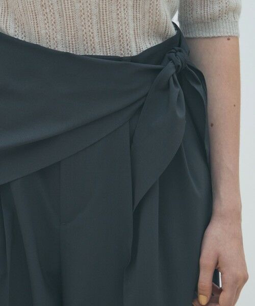 TOMORROWLAND / トゥモローランド スラックス・ドレスパンツ | ポリエステルウールストレッチ タックワイドパンツ | 詳細5