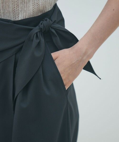 TOMORROWLAND / トゥモローランド スラックス・ドレスパンツ | ポリエステルウールストレッチ タックワイドパンツ | 詳細7