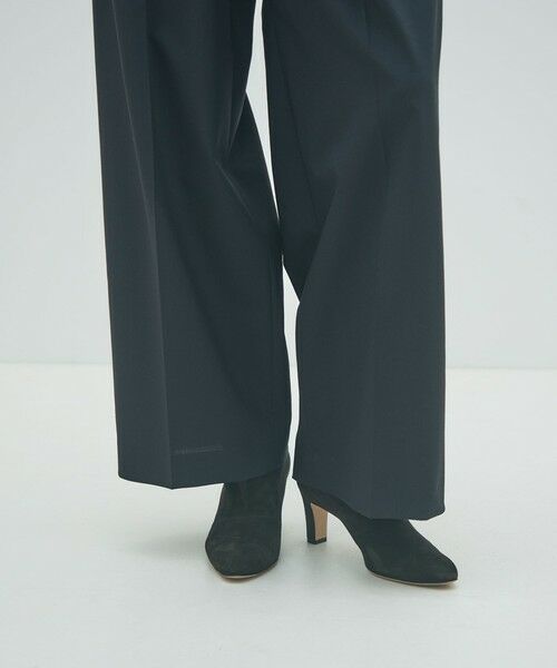 TOMORROWLAND / トゥモローランド スラックス・ドレスパンツ | ポリエステルウールストレッチ タックワイドパンツ | 詳細8