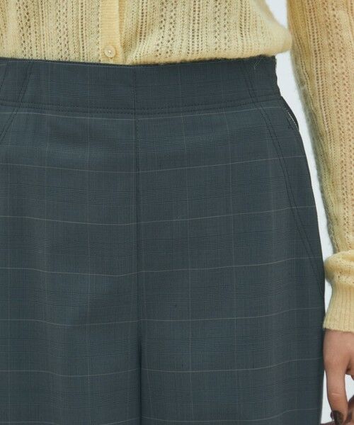 TOMORROWLAND / トゥモローランド その他パンツ | ポリエステルウールストレッチチェック フレアパンツ | 詳細5