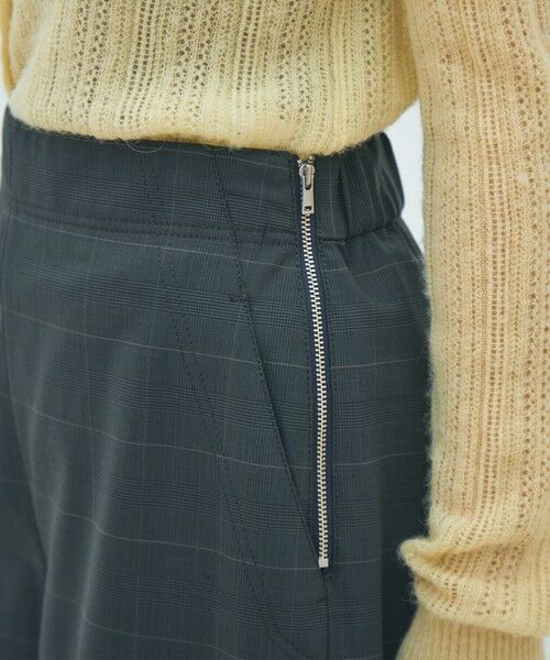 TOMORROWLAND / トゥモローランド その他パンツ | ポリエステルウールストレッチチェック フレアパンツ | 詳細8