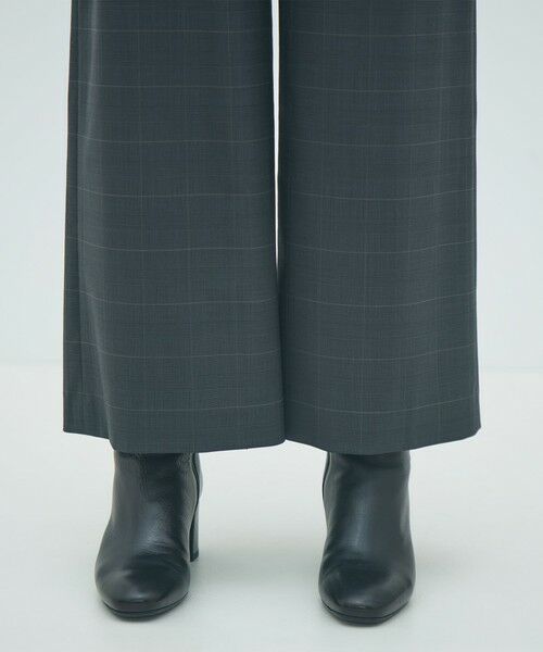 TOMORROWLAND / トゥモローランド その他パンツ | ポリエステルウールストレッチチェック フレアパンツ | 詳細9