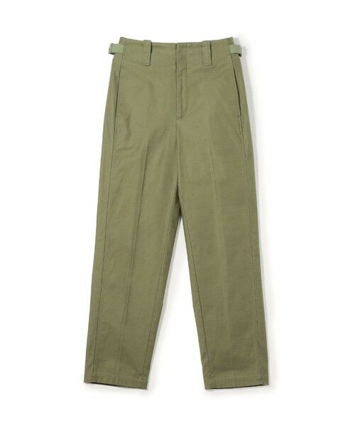 TOMORROWLAND / トゥモローランド カーゴパンツ | バックサテンスラブストレッチ テーパードパンツ(57 カーキ)