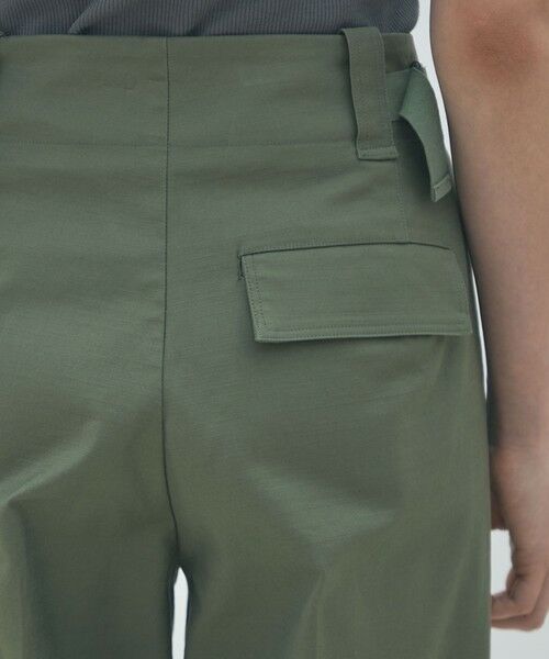 TOMORROWLAND / トゥモローランド カーゴパンツ | バックサテンスラブストレッチ テーパードパンツ | 詳細6