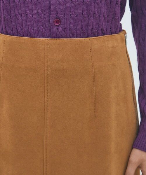 TOMORROWLAND / トゥモローランド ロング・マキシ丈スカート | フェイクスエード Iラインマキシスカート | 詳細5