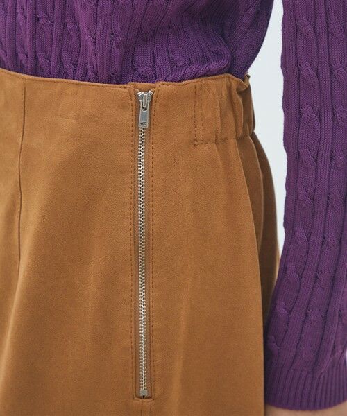 TOMORROWLAND / トゥモローランド ロング・マキシ丈スカート | フェイクスエード Iラインマキシスカート | 詳細7