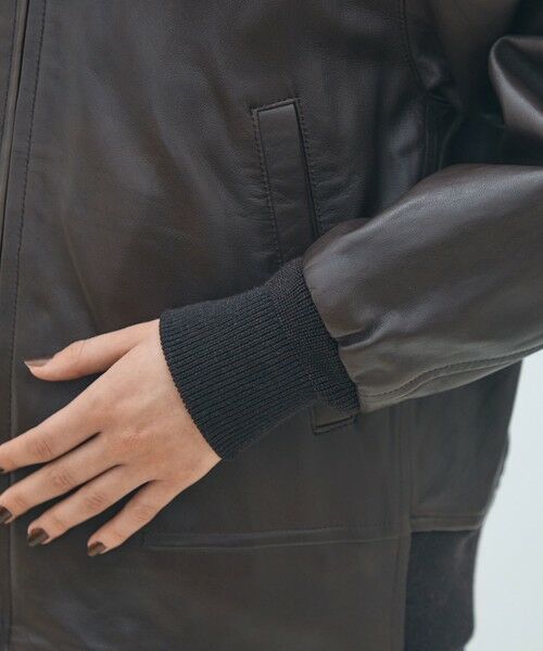 TOMORROWLAND / トゥモローランド レザーブルゾン・ジャケット | シープレザー ブルゾン | 詳細9