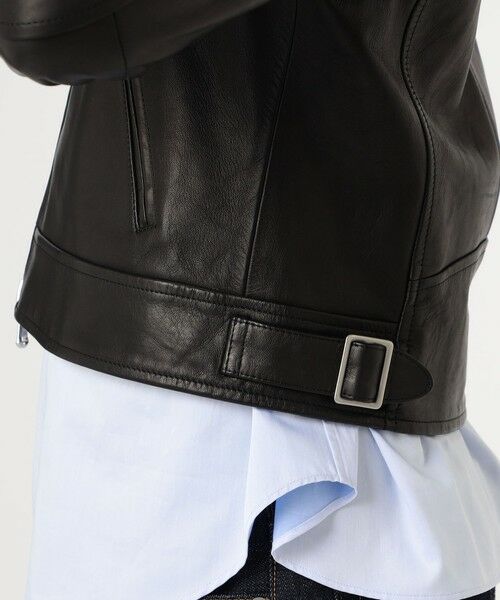 TOMORROWLAND / トゥモローランド レザーブルゾン・ジャケット | ラムレザー ライダースジャケット | 詳細10