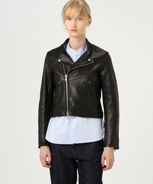 TOMORROWLAND / トゥモローランド レザーブルゾン・ジャケット | ラムレザー ライダースジャケット | 詳細2