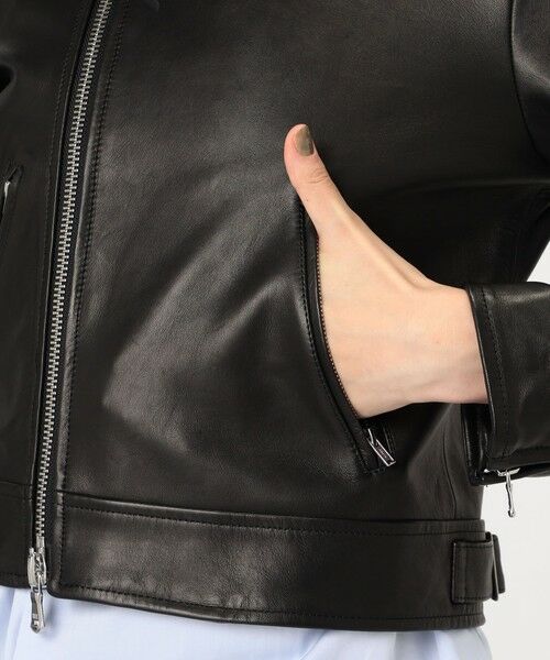 TOMORROWLAND / トゥモローランド レザーブルゾン・ジャケット | ラムレザー ライダースジャケット | 詳細9