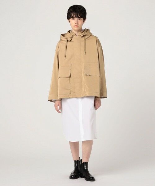 TOMORROWLAND / トゥモローランド ブルゾン | ダブルサテン フーディーブルゾン | 詳細1