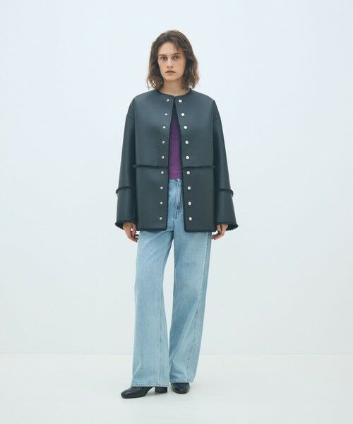 TOMORROWLAND / トゥモローランド その他アウター | フェイクムートン リバーシブルショートコート | 詳細13