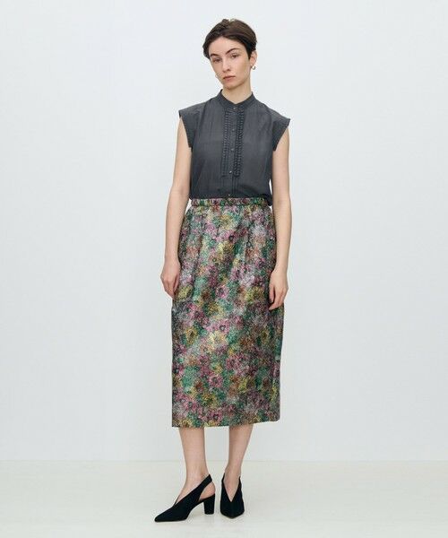 TOMORROWLAND / トゥモローランド シャツ・ブラウス | シャンブレータフタ ノースリーブブラウス | 詳細1