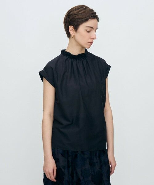 TOMORROWLAND / トゥモローランド シャツ・ブラウス | コットンシルクローン フレンチスリーブブラウス | 詳細2