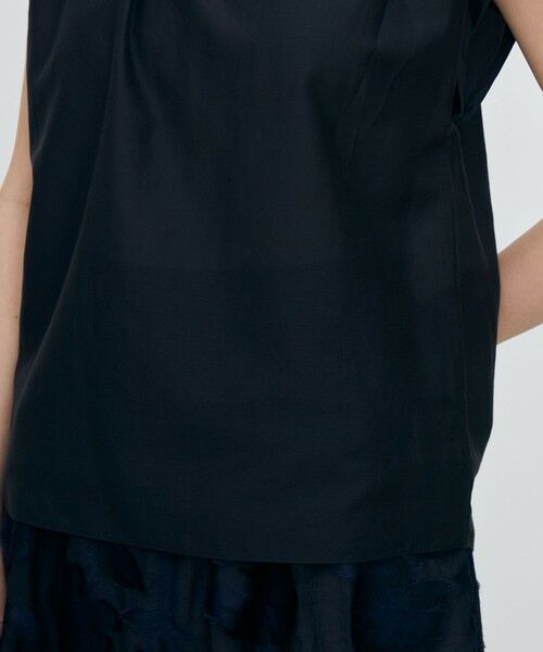 TOMORROWLAND / トゥモローランド シャツ・ブラウス | コットンシルクローン フレンチスリーブブラウス | 詳細8