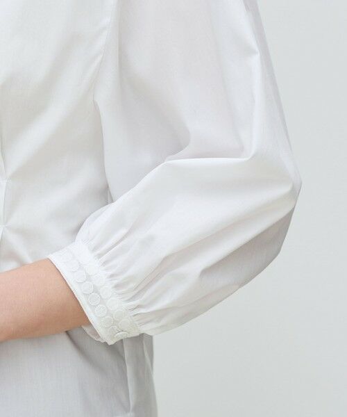 TOMORROWLAND / トゥモローランド シャツ・ブラウス（半袖以外） | シアーサークルエンブロイダリー コンビブラウス | 詳細6