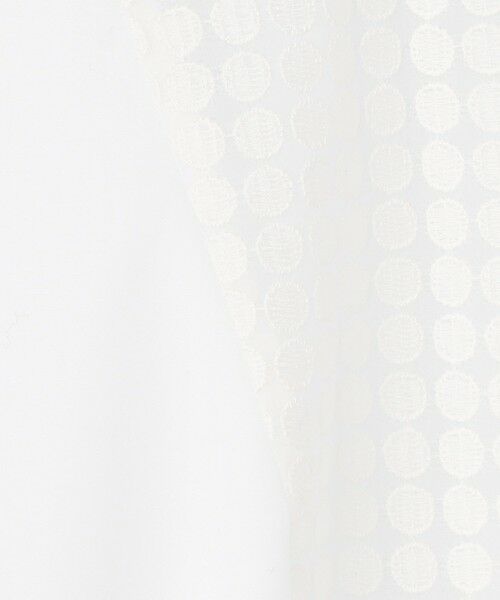 TOMORROWLAND / トゥモローランド シャツ・ブラウス（半袖以外） | シアーサークルエンブロイダリー コンビブラウス | 詳細8