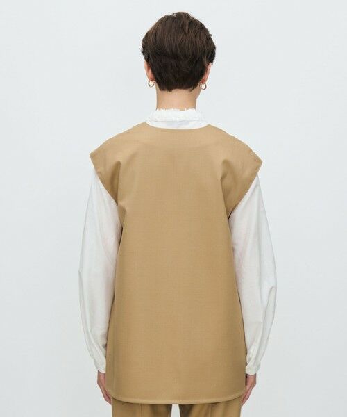 TOMORROWLAND / トゥモローランド シャツ・ブラウス | スーパーウールウィーブ Vネックトップス | 詳細4