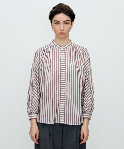 TOMORROWLAND / トゥモローランド シャツ・ブラウス（半袖以外） | トラックストライプ ヨークスリーブブラウス | 詳細2