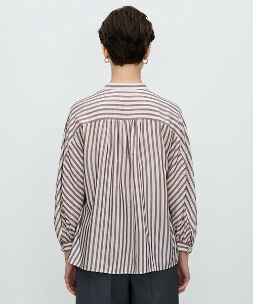 TOMORROWLAND / トゥモローランド シャツ・ブラウス（半袖以外） | トラックストライプ ヨークスリーブブラウス | 詳細4