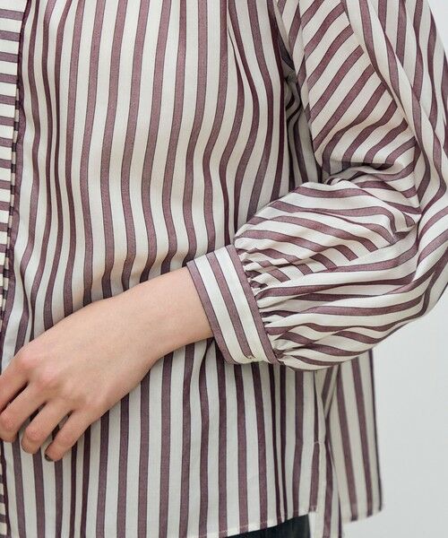 TOMORROWLAND / トゥモローランド シャツ・ブラウス（半袖以外） | トラックストライプ ヨークスリーブブラウス | 詳細6