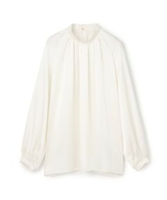 TOMORROWLAND / トゥモローランド シャツ・ブラウス（半袖以外） | ウォッシャブルシルク シャーリングカラーブラウス