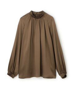 TOMORROWLAND / トゥモローランド シャツ・ブラウス（半袖以外） | ウォッシャブルシルク シャーリングカラーブラウス